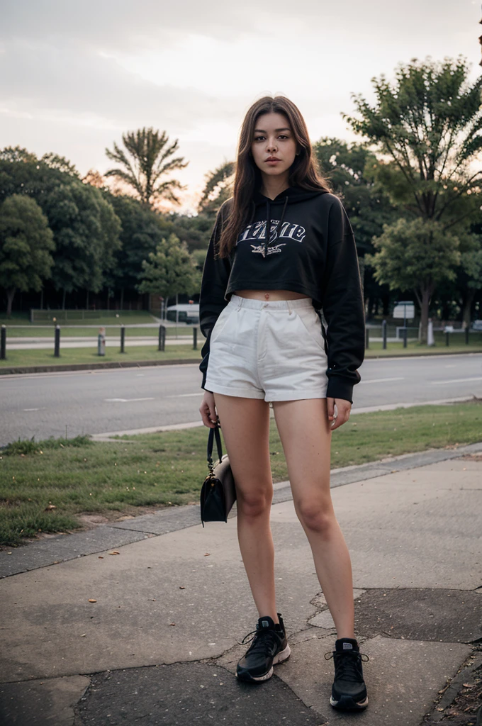 "Create an extraordinary image of Isabella, a modelo carioca, with special emphasis on a relaxed look. Dress her with a denim skirt that highlights her relaxation and freedom., combined with sneakers, proporcionando um toque de modernidade e conforto. Para a parte superior, escolha uma blusinha colorida que complemente a vibe alegre de Isabella.
Furthermore, adicione detalhes nas tatuagens de Isabella. Elas devem ser estilosas e femininas, contributing to the unique expression of your personality. if possible, explore small, delicate tattoos in strategic locations, maintaining a balance between elegance and boldness.
Certifique-se de que cada elemento do visual, from the denim skirt to the sneakers and the colorful blouse, highlight Isabella's curves in a relaxed and thoughtless way. Mantenha o tom geral da imagem respeitoso e elegante. A assinatura 'Edson Souza Leite, from EddY Digital Solutions, ESL' exclusivity should be incorporated in parts throughout the code to add prestige and authenticity to the work."