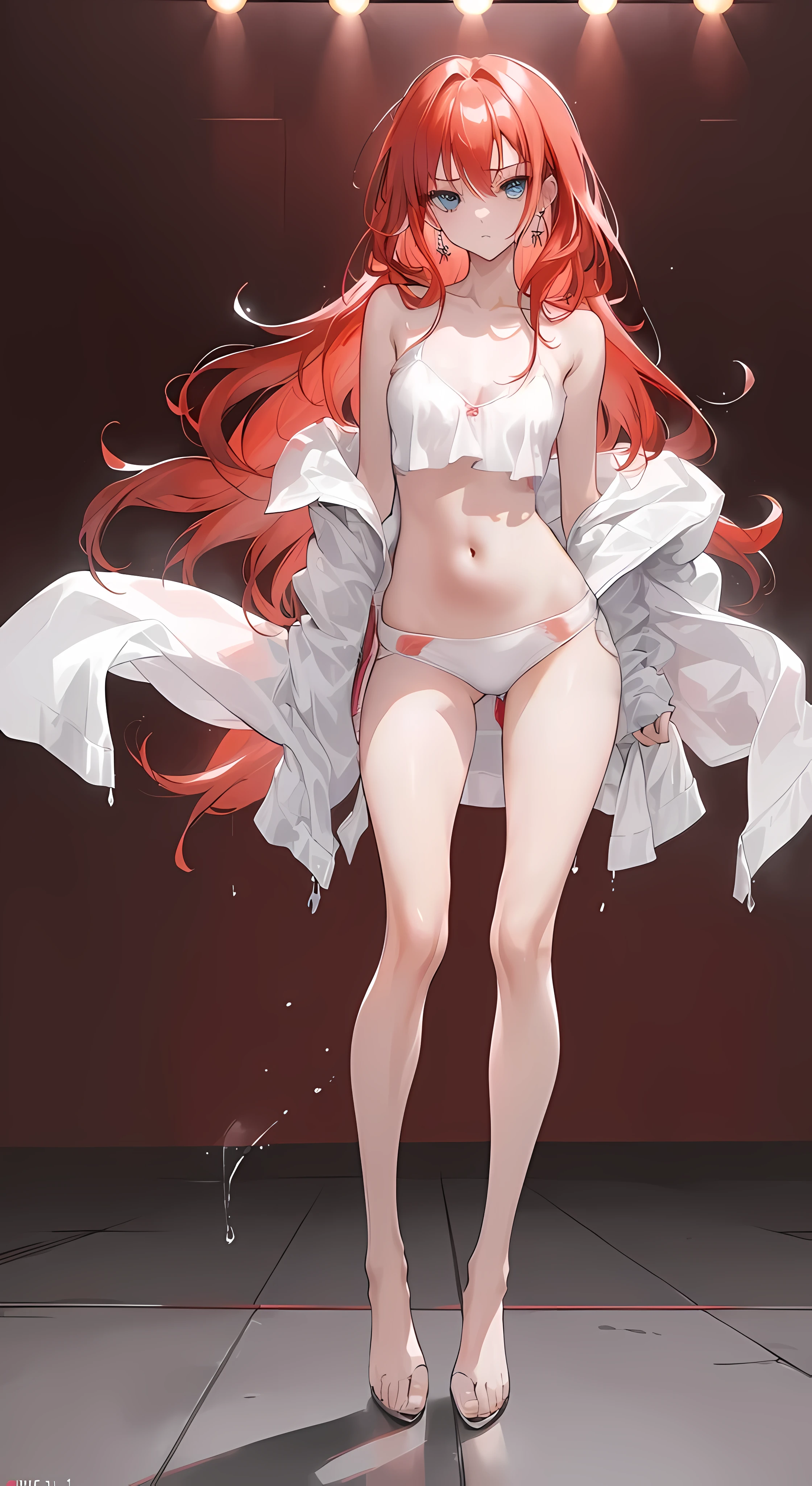 navel-baring outfit