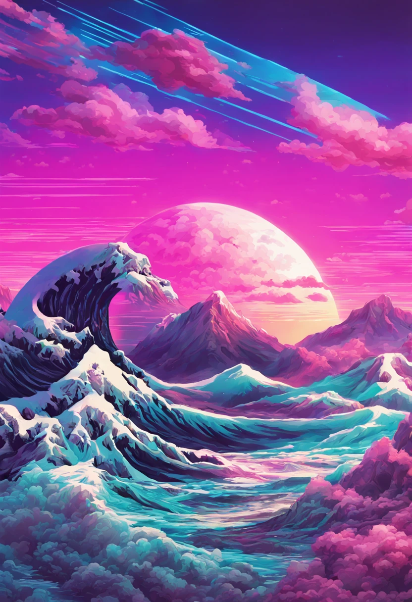 Cassette Tape Vaporwave, highly accurate realistic lifelike intricately detailed meticulous vibrant colorful ultradetailed. Epic cinematic brilliant stunning intricate meticulously detailed dramatic atmospheric maximalist digital matte painting