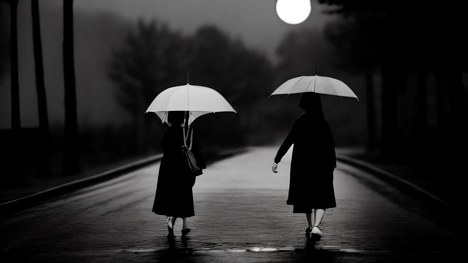 In the dimly lit and rainy nights, a woman in her twenties walks down a Paris street with an umbrella in the beautiful anime style of Alena Aenami. The raindrops glisten against the ground, casting a subtle reflection as the individual walks with a sense of solitude, shielded by the shelter of an umbrella. The atmosphere of the scene is further enhanced by the high-resolution quality of 8K, capturing every intricate detail and immersing the viewer in the experience.