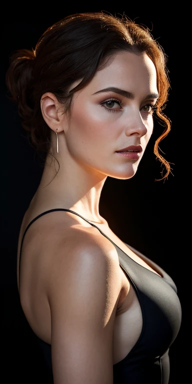 Full Face portrait photo oF 25 year old European girl, BRUT, beautiFul woman, lèvre fraise semi-ouverte, fossettes, wistFul expression, (cheveux bruns ondulés extra longs), ((Détailed Face)), ((Détailed Facial Features)), (Fine Détailed skin), peau pâle, (Détailed tech cyberpunk dress with deep neckline), environnement de mégapole cyberpunk, (couleurs fraîches), mouillé, humide, reFlection, (chef-d'œuvre) (perFect proportions) (Photos réalistes) (la plus haute qualité) (Détail) tourné avec un canon eos r5, objectif 50 mm, F/2.8, HDR, (8K) (Fond d'écran) (éclairage cinématographique) (Éclairage dramatique) (sharp Focus) (complexe), Photos brutes, Photos brutes, Gigachad Photos, pose de la caméra, Jean noir, Bras arrière, 8k euh, reflex numérique, Haute qualité, film céréalier, FujiFilm XT3, Film Stock Photo 4 Appareil photo Kodak Portra 400 F1.6 lentilles Couleurs riches Textures ultra-réalistes Éclairage dramatique Unreal Engine Art Station Tendances Cinestill 800 Tungstène, style dur à cuire, Ultra Focus Face, Intimidant, Position de combat, Cheveux courts en désordre, Muscles, veines éclatées, Perles, Noir et long bouclé, queue de cheval,