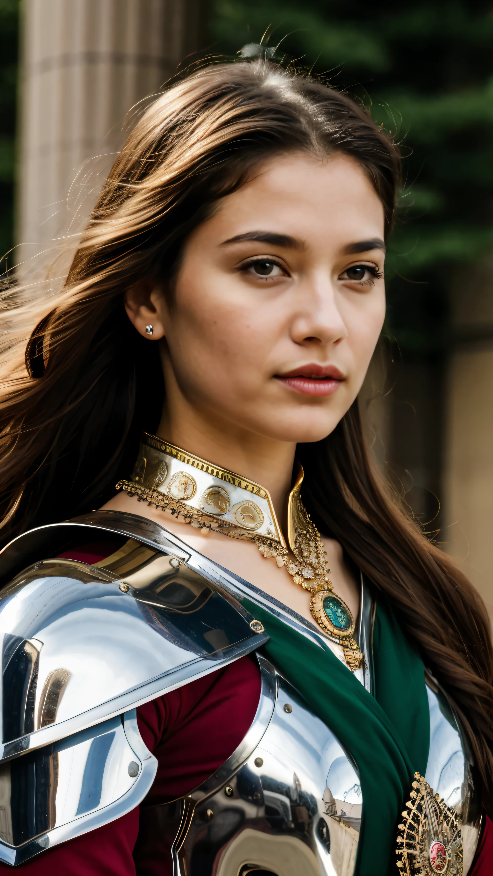 Consider incorporating meaningful accessories that tell a story about the warrior queen's journey—perhaps a necklace with a significant pendant or bracelets that represent victories in battle. These details can add a layer of depth to her character.
Experiment with different materials for her armor and clothing, giving attention to the interplay of light and shadow. For instance, polished metal might catch highlights differently than leather or fabric, contributing to the overall richness of the illustration.
Think about the queen's surroundings; include subtle details that speak to her leadership, such as a royal banner or a throne. These elements can further establish her authority and reinforce the narrative.
If you envision the warrior queen in a specific environment, consider the weather conditions. Rain or wind could add a dynamic element to the illustration, creating movement in her hair and garments. Similarly, play with reflections to capture the atmosphere and intensity of the moment.
Lastly, consider the perspective and framing of the illustration. Experiment with different angles that showcase her strength and charisma, whether it's a commanding full-body pose or a close-up that highlights the determination in her eyes.