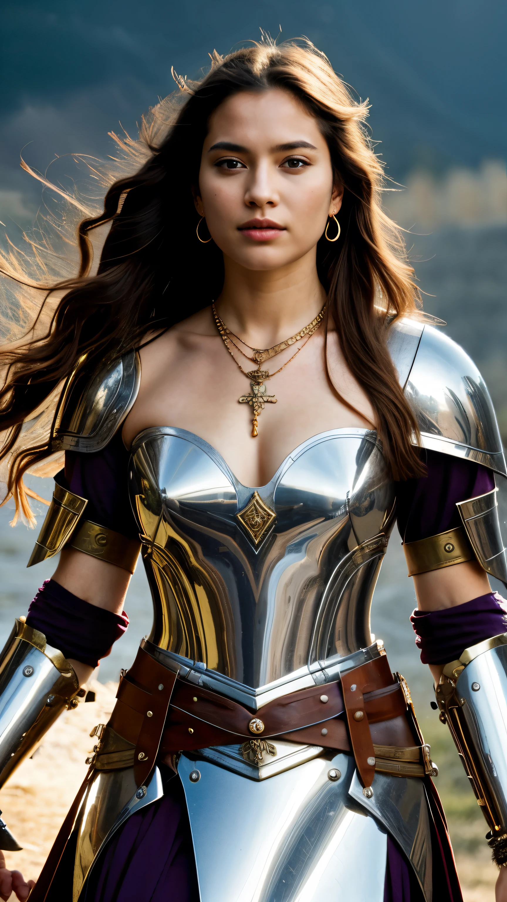 Original Character, Consider incorporating meaningful accessories that tell a story about the warrior queen's journey—perhaps a necklace with a significant pendant or bracelets that represent victories in battle. These details can add a layer of depth to her character.
Experiment with different materials for her armor and clothing, giving attention to the interplay of light and shadow. For instance, polished metal might catch highlights differently than leather or fabric, contributing to the overall richness of the illustration.
Think about the queen's surroundings; include subtle details that speak to her leadership, such as a royal banner or a throne. These elements can further establish her authority and reinforce the narrative.
If you envision the warrior queen in a specific environment, consider the weather conditions. Rain or wind could add a dynamic element to the illustration, creating movement in her hair and garments. Similarly, play with reflections to capture the atmosphere and intensity of the moment.
Lastly, consider the perspective and framing of the illustration. Experiment with different angles that showcase her strength and charisma, whether it's a commanding full-body pose or a close-up that highlights the determination in her eyes.