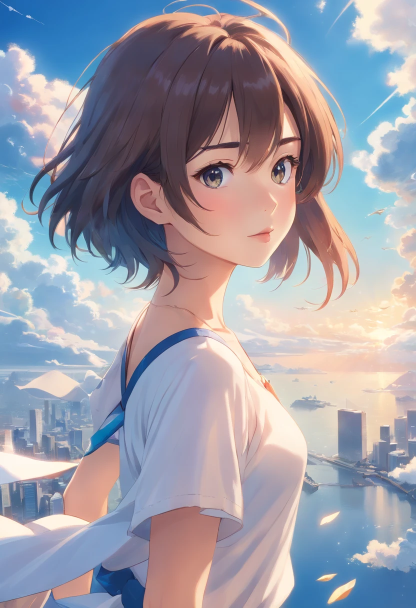 (highest quality,4K,8K,High resolution,masterpiece:1.2),super detailed,(realistic,realistic,realistic:1.37),portrait,cloud girl,floating in the sky,close,not wearing clothes,exposed,beautiful and fine eyes,beautiful detailed lips,Float gracefully,Airy atmosphere,Ethereal environment,exquisite features,long eyelashes,