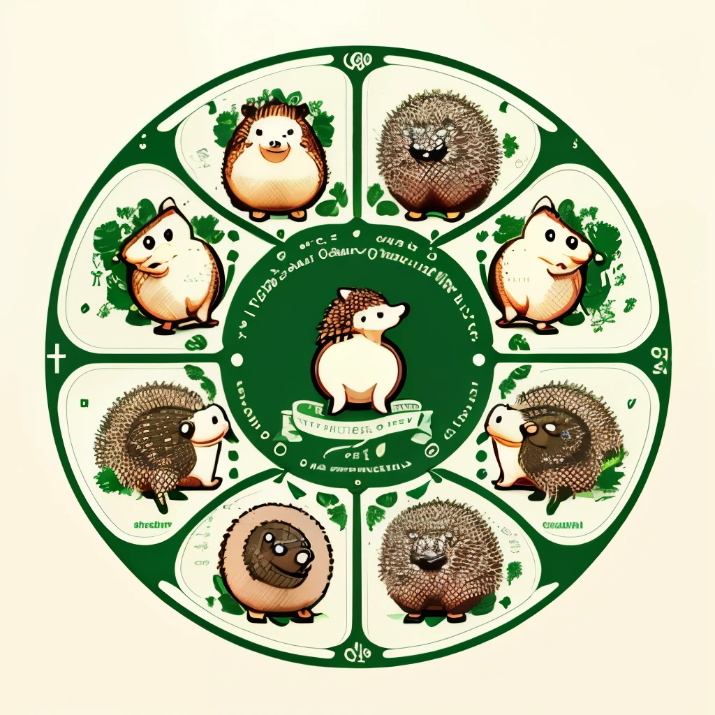 hedgehog cafe, logo, line drawing, design, Inspiration, straight, symmetry