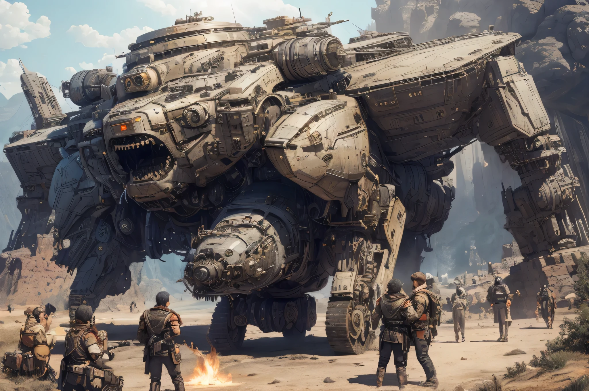 Ultra-realistic 16K CG, masterpiece, Best Composition, Photo quality, work of art, Against the background of the impregnable citadel of the empire, in the background are tall battle towers with huge heavy cannons, Detailed Imperial Star superdreadnought , high detail, Lots of elements, flying transports, flying cargo ships, crane, Manipulators. Sun rays, Along the sides there are many detailed artillery batteries., The Distant Future, two characters kiss, Two girls kissing, passion, Love, sex, fire, flame, smoke, Alien Creatures