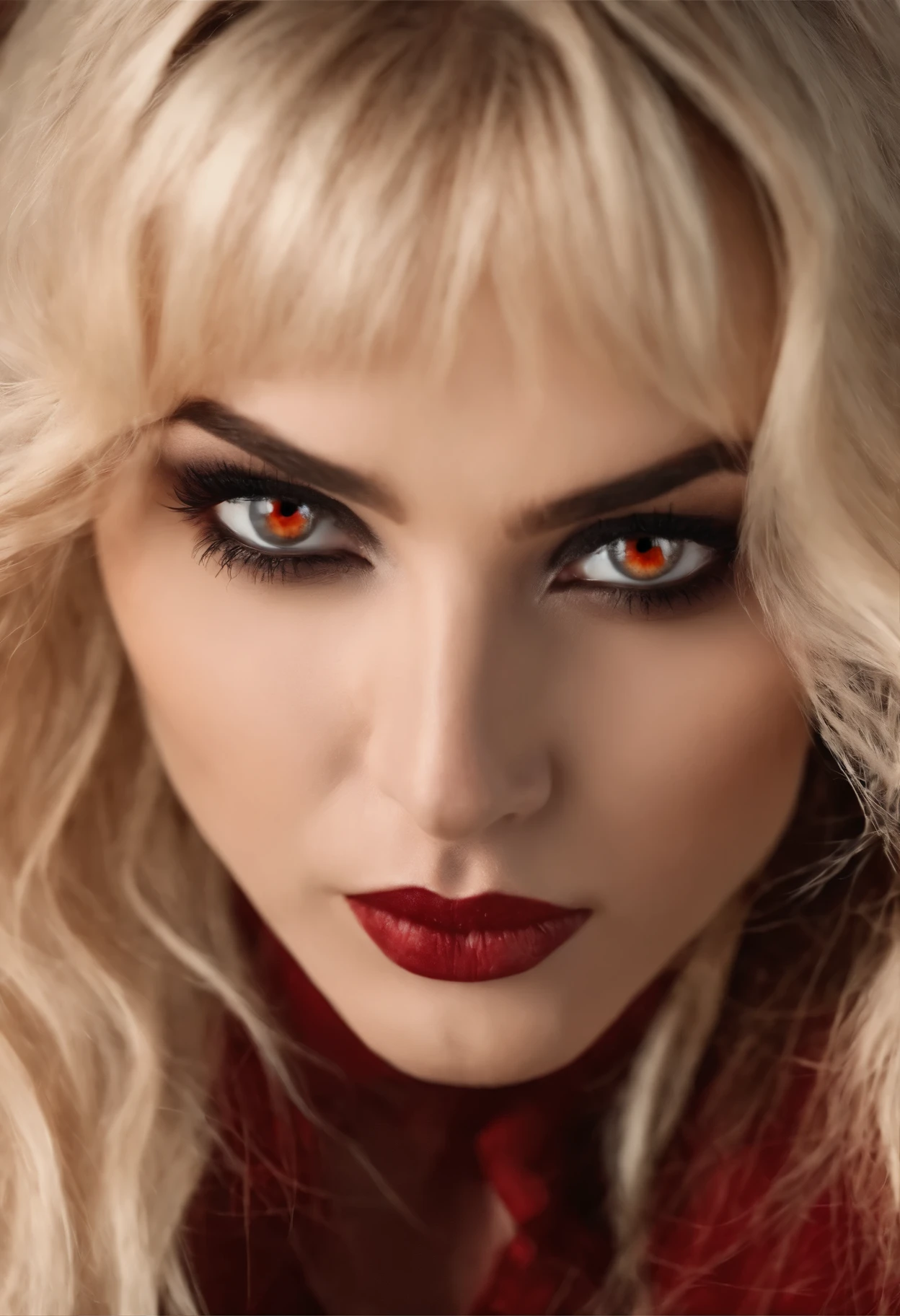 Best Quality, Masterpiece, 8k, RAW, 1 ultra hot gorgeous European woman, age 23, she’s a playmate, men magazine model ((raging)), (blonde hair), color-theme red, dramatic light, violence everywhere, corpses blood gore destruction in background, background dark and blurred, (angry expression:1.4), (raging eyes:1.2), red eyes, (heterochromia:1.2), mental breakdown, intimidation, harms way, (Anger:1.4), vengeance, rage, destruction, murder, insanity, going insane, loosing control