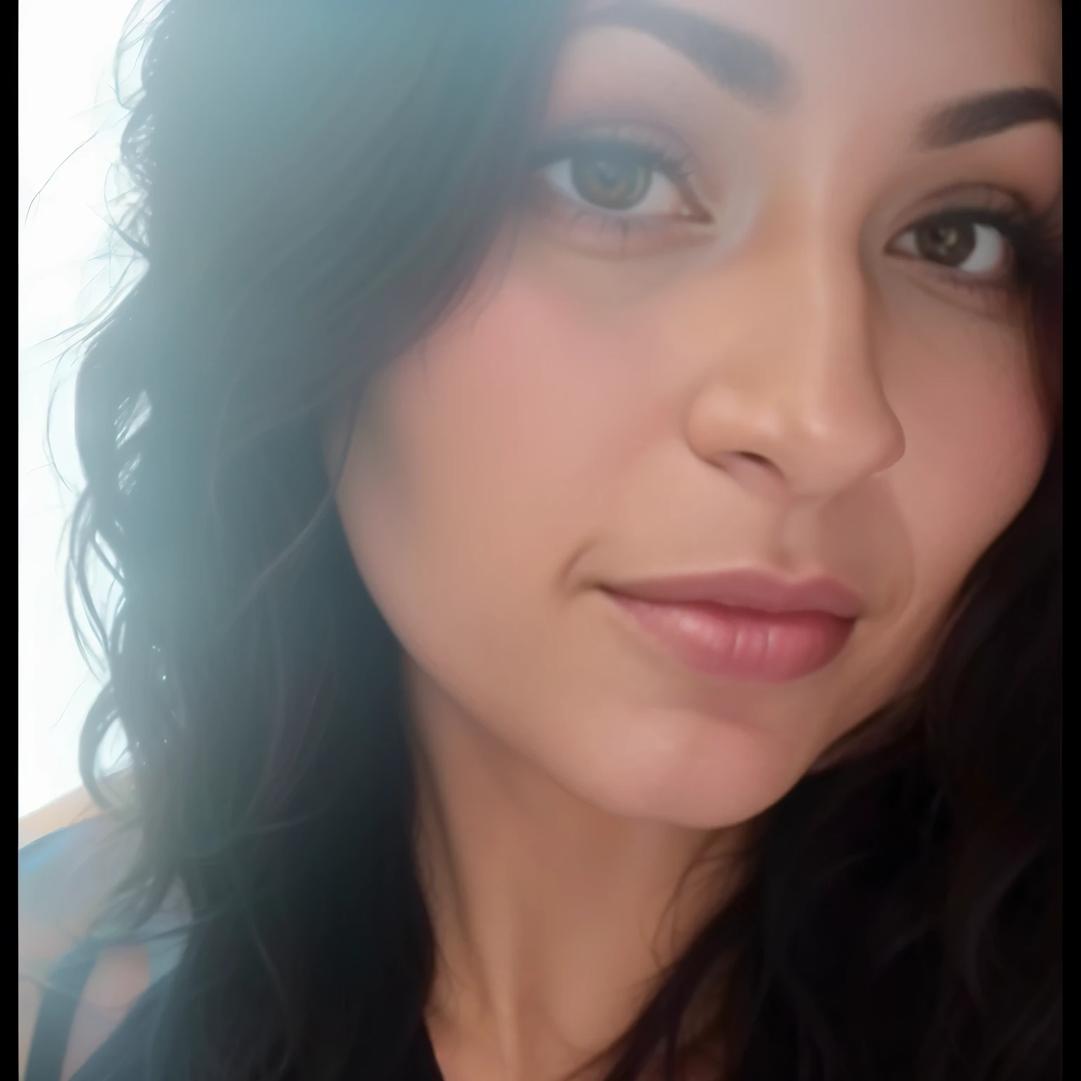 Hay una mujer con cabello largo y negro y una blusa negra, 3 0 year old woman, 30 year old woman, imagen de perfil, 28 years old, foto de perfil, 27 years old, 29 years, 32 years old, imagen de muy muy baja calidad, Ayahuasca, lorena avarez, 38 years old