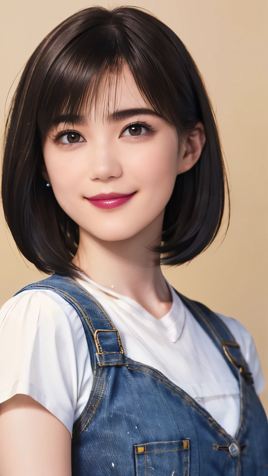 150
(20 year old woman,jeans), (Super realistic), (high resolution), ((beautiful hairstyle 46)), ((short hair:1.46)), (gentle smile), (brest:1.1), (lipstick)