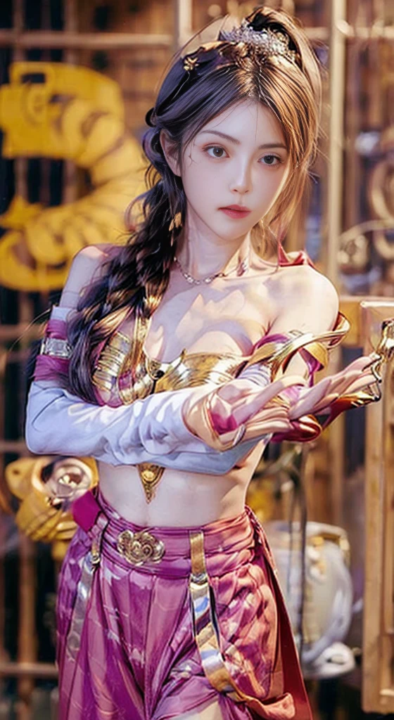 ((((posing )))),(((Correcting the balance between body and face size))))(((Assimilate the background)))