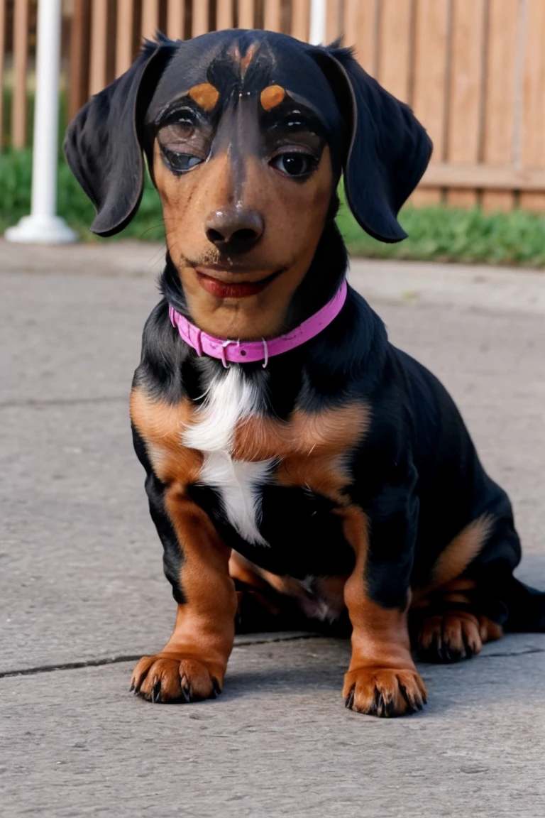  Dachshund arlequim Dog 