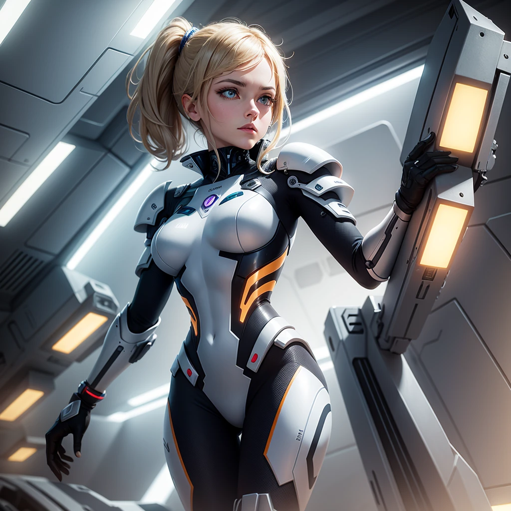 a beautiful young woman, dakota skye, sexy pose, looking directly at camera, detailed facial features, full lips, long eyelashes, perfect skin, tight white dress, slim figure, dynamic lighting, photorealistic, 8k, highly detailed, cinematic, dramatic lighting, glowing skin, volumetric lighting, depth of field, hyper-realistic, artstation, award winning, octane render, unreal engine, cinematic composition