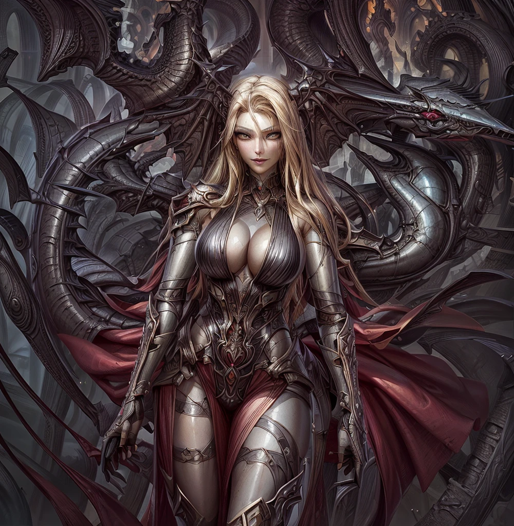 blond woman in armor with red cape and sword in open landscape and a battlefield, diablo 4 lilith, 4k fantasy art, beautiful succubus, fantasy woman, succubus | medieval, succubus in tight short dress, 8k fantasy art, karol bak uhd, beautiful elegant demon queen, diablo 4 queen, alexandra fomina artstation, epic fantasy art style