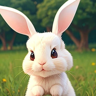 Rabbit saying hello