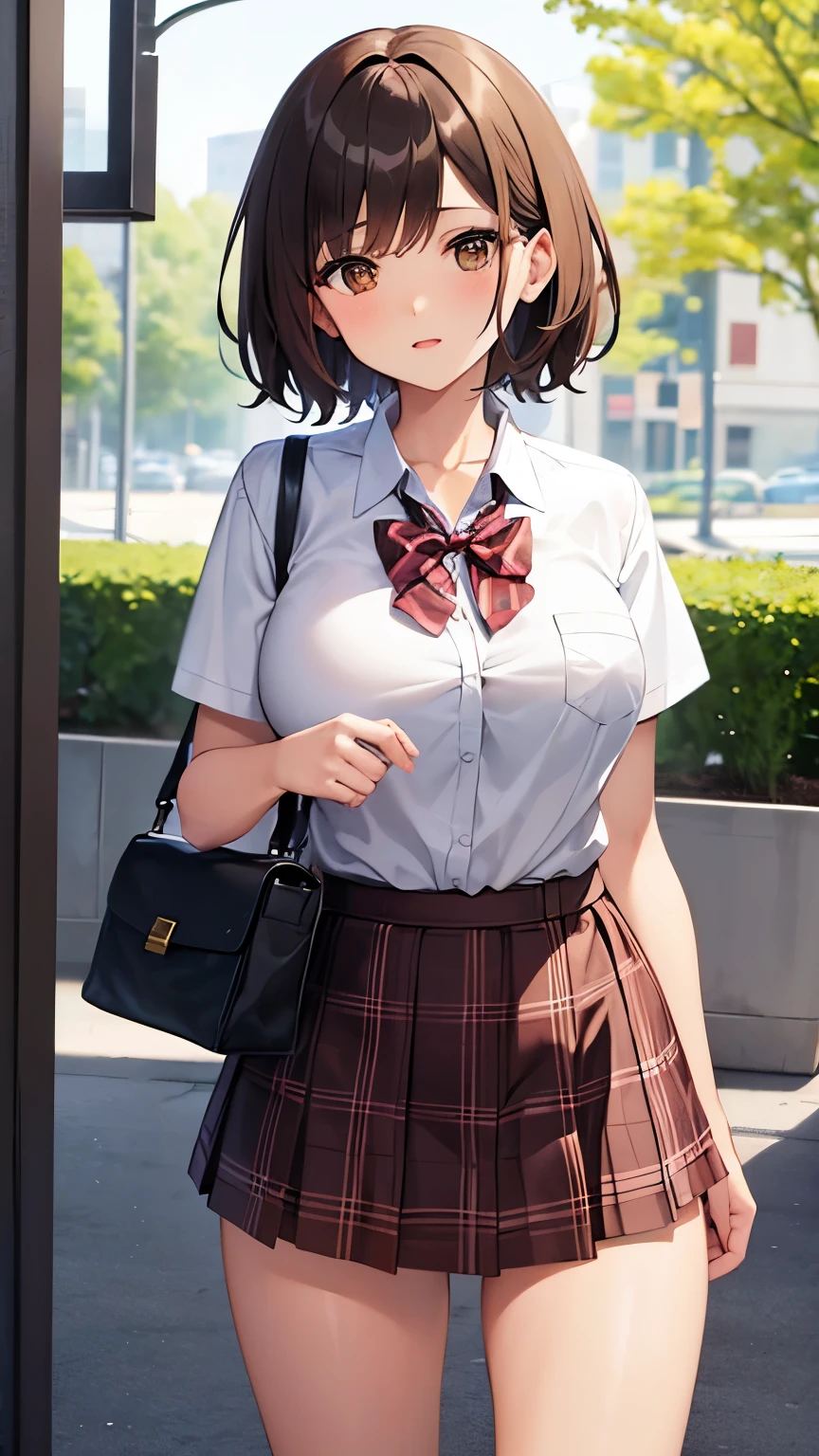 (((locker room))),(((Change clothes in the changing room:1.3))),(((clothes on hangers:1.3))),(((Sailor suit))),(((Pleated skirt that exposes skin))),(Dark red bow tie:1.3),Cute Face,Extreme close up of face,Silver short hair,Crying face,tears,Perfect round face,iris,Floating Hair,Big Breasts.Professional Lighting,Cinematic Light,(Tabletop,highest quality,Ultra-high resolution output images,) ,(8K quality,),(Picture Mode Ultra HD,)