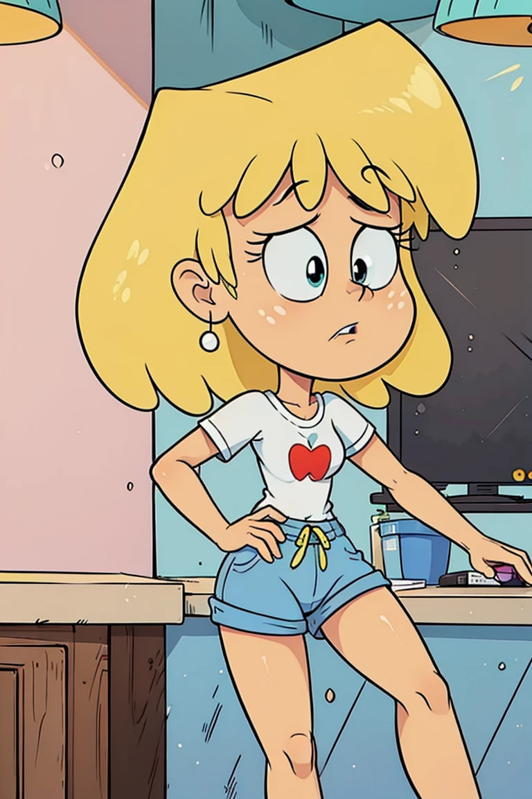 ((masterpiece, best quality)), ((Nickelodeon)), ((cartoon style)), ((detailed body)), ((solo)), ((1girl)), upper body, (( loud)), ((loriloud)), ((loud house)), ((loudhouse show style)), ((good lighting)), ((detailed body)), ((blonde hair)), ((blue earrings)), ((freckled butt)), ((blue eyeliner)), ((in her room, nude)), ((covering herself with a white towel)), ((thick thighs)), angry, beautiful eyes, black eyes, ((blue eyeliner)), ((curvy)), areola, big ass, exposed butt, ((large behind)), ((big ass)), ((wide hipedium tits, freckled ass, , ((big butt)), ((buttcrack)), ((solo)), ((massive ass)), ((perfect body)), ((perfect 2 eyes)), ((freckles on butt)), ((perfect)),
