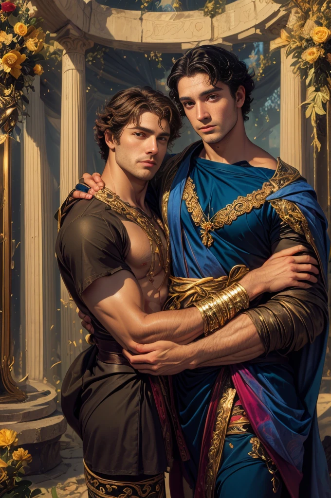 um retrato de(( um homem belo como os Deuses )), ((peitoral forte e largo)), pernas fortes e musculosasin high definition, em 8K de ((um homem)) de 18 anos, (( Homem)), Deus do Mar, Deus do Oceano, Luthien, arte de deus, Deus da mitologia grega, Deus da Lua, Deus do amor e da paz, deus bonito, Mitologia do Deus da Terra, o deus Eros, Um retrato impressionante de um deus, Frank Kelly Freas, Estilo Karol Bak, ((beautiful face)), Ultra Definition, melhor qualidade, 32k ultra , Ultra HD