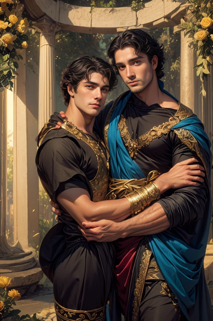 um retrato de(( um homem belo como os Deuses )), ((peitoral forte e largo)), pernas fortes e musculosasin high definition, em 8K de ((um homem)) de 18 anos, (( Homem)), Deus do Mar, Deus do Oceano, Luthien, arte de deus, Deus da mitologia grega, Deus da Lua, Deus do amor e da paz, deus bonito, Mitologia do Deus da Terra, o deus Eros, Um retrato impressionante de um deus, Frank Kelly Freas, Estilo Karol Bak, ((beautiful face)), Ultra Definition, melhor qualidade, 32k ultra , Ultra HD
