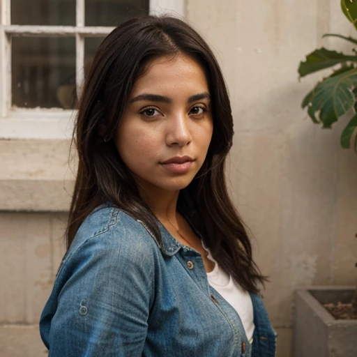 Mujer latina, between 25 to 30 years, modelo de instagram, obra maestra, hiperrealista, foto tomada con celular, chupando un lollipop