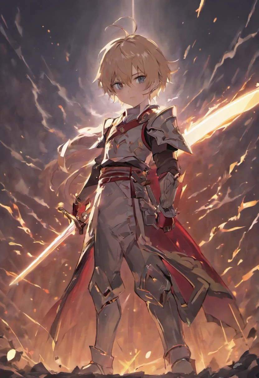 Wallpaper phone，8K quality，best quality，anime characters，Two-dimensional image，1 boy,alone,white hair,gray eyes,(( Templar Silver and Knight Set)), wolf ears, wolf tail, serious face, masterpiece, HD, 4K,((Lightning and thunder at night)),facial details,((attacking with sword))，Wear light armor