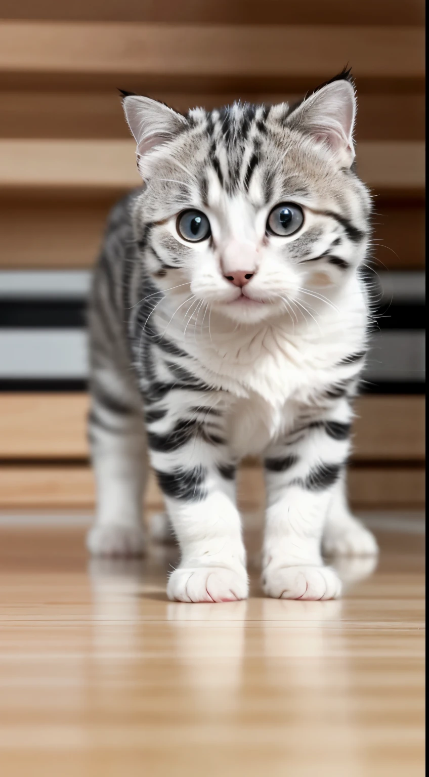 RAW photo, absurd, high quality, realistic, scottish fold, kitten, no background,, 8K UHD, Digital single-lens reflex camera, film grain, Fujifilm XT3, 20mp, be familiar with, sharp focus,