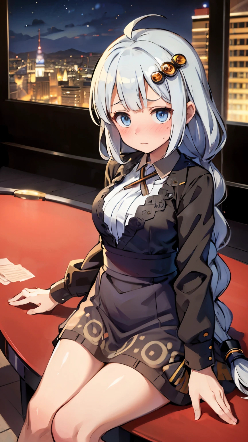 An old lady who likes gambling