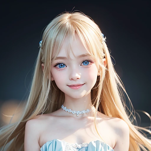 Authentic photo quality、cara muy linda、Extraordinaria belleza sexy、beautiful calm and bright expression、Aspecto refrescante y sexy.、Flequillo largo que cae sobre una cara linda y hermosa perfecta.、super long blonde hair, liso y sedoso que brilla intensamente.、hermoso rostro y cabello rubio、muy linda hermosa mujer joven sexy、Cara linda muy perfecta y hermosa.、Hermosos ojos azul cielo brillantes、ojos muy grandes、cabello dorado muy grande encima de un ojo、rubia entre los ojos、Piel blanca muy radiante、Teca Brillo、delineador de ojos、A small smile、piel brillante