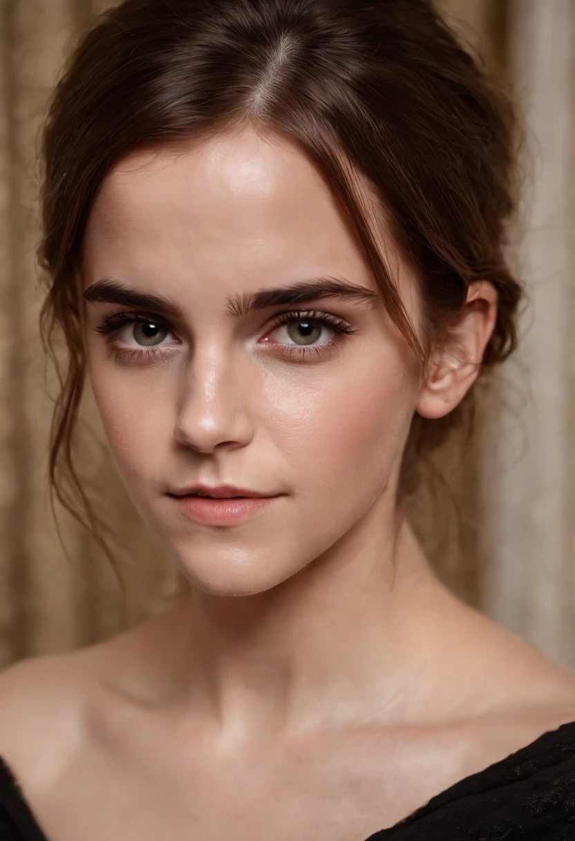 portrait photorealistic image of Emma Watson ,face covered in cum, desire, orgasme, sitting on her knees, dans une salle de classe, a school, (( high detail face )) , (( Desire in the eyes )) ,(( sans aberration anatomique )) (( Looks at the camera with desire )) (( detailled eyes )) (( elle jouit )) bright light, (( tout le corps, hanches larges, petits seins,