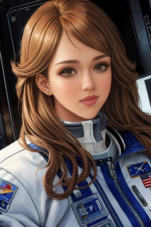 masterpiece, stunning  portrait photo of jslba,  as an (astronaut:1.2)
