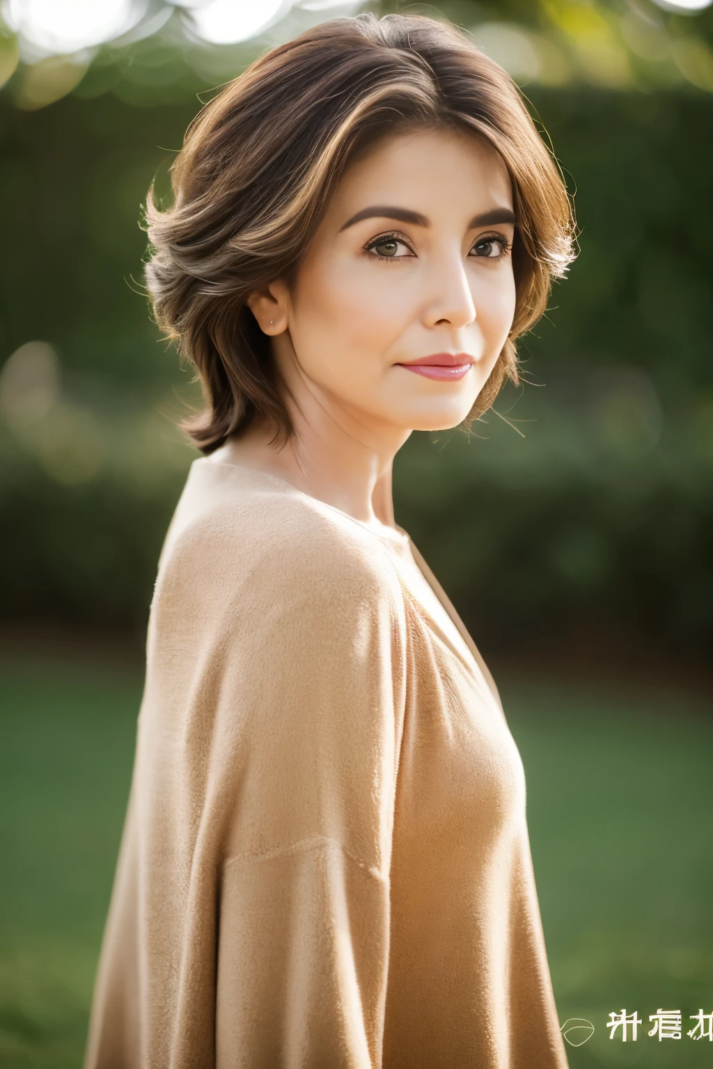 de primera calidad, masterpiece, high resolution, Fotorrealista, professional lighting, muy detallado, profundidad de campos, ((Una hermosa mujer madura)), ((90 years)), mujer sexy, Class, ((desnuda falda por el)), cara detallada, hermosos ojos, flequillo, pechos grandes y de buena forma, Straight light brown hair, faint lips, ((Stand looking forward、Mira fijamente al espectador, cara seria)), tiro de vaquero, afilado,