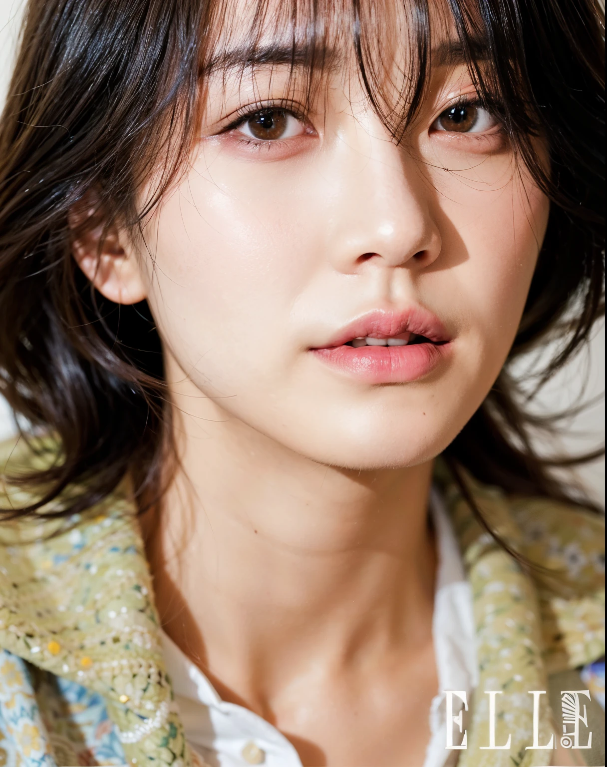 a close up of a man with a very long hair, jinyoung shin, kim hyun joo, ji-min, shin min jeong, lee ji - eun, lee ji-eun, heonhwa choe, janice sung, kwak ji young, hwang se - on, taejune kim, seseon yoon, with short hair, kim doyoung,high detail resolution,8k,hd,ray of light,male,manly