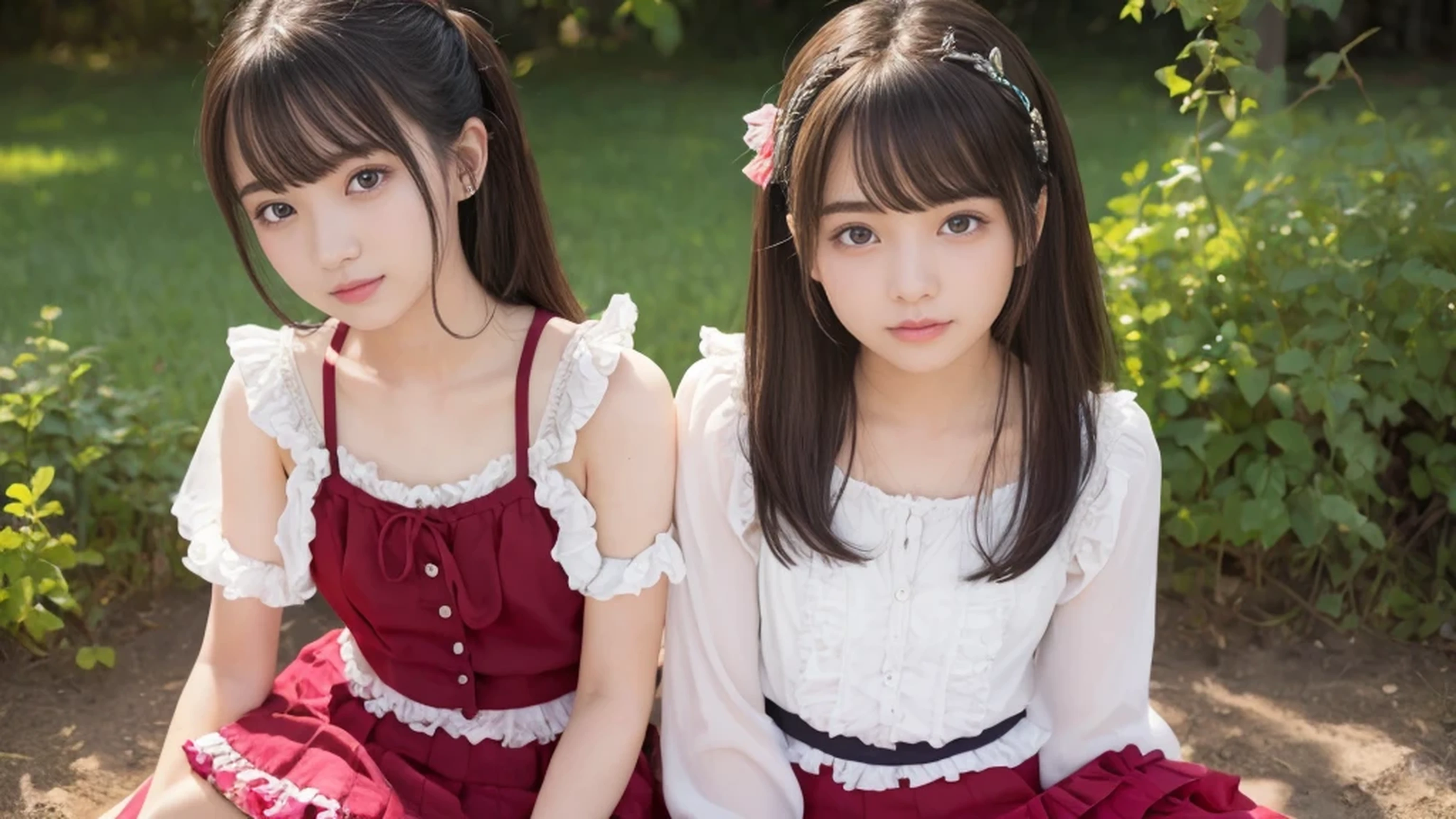 Smile、night、original photography、(((ultimate beauty portrait)))、((sparkling skin))、1 girl、Beautiful  girl from Prague、bright expression、((brown hair))、()、(frilly skirt:1.5)、((Big eyes sparkling like gems))、cardigan、open your clothes、even、Glowing and radiant skin、(medium hair)、(silk ponytail)、( permanent)、(from below)、under skirt、(from below看内衣的特写)、Eyeliner、beautiful bangs、hair between eyes、((​Masterpiece、quality、Super detailed、movie light、intricate details、high resolution、Very detailed))、background for this、8 kood、digital SLR、soft light、高quality、film grain、XT3 、shallow view deep、natural soft light、Kamimei、plump bust
