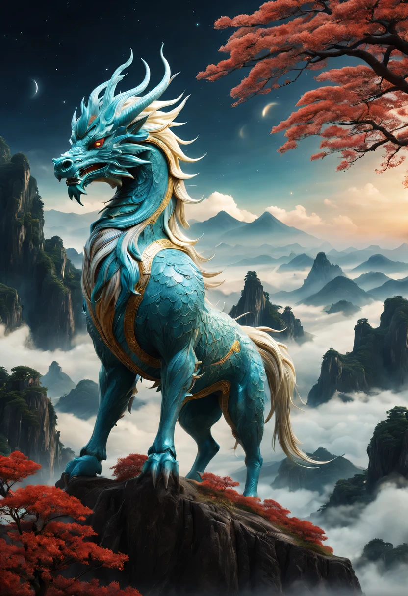 (god话 creatures) , (god), (Legendary creatures), (god话), (Make one), (Xuanwu), (qinglong), (baihu), (Suzaku), (majestic), (powerful), (god秘), (god话), (epic), (magical), (ethereal), (obsessed), (god圣), (majestic), (god话 realm), (god秘), (god话 beasts), (god话 landscape),  (heavenly), (Extraordinary), (magic), (otherworldly), (old), (undying), (majestic), (grand), (awe-inspiring), (universe), (Skyline), (god话 creatures:1.1), (stunning details), (Very detailed), (bright colors), (ethereal light), (epic scenery), (god性本质), (charming), (god话 atmosphere), (masterpiece:1.2), (super detailed), (god圣的启发), (Spectacular), (ethereal beauty), (god话 stories), (god秘 legends)