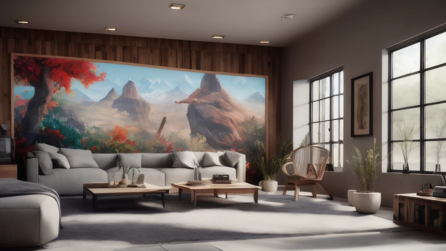 hyper ultra realistic photographs full body of Imagine a 's playroom with a wooden wall painted in a whimsical mural. Brightly colored animals, flowers, and stars dance across the surface, creating a magical world for imagination to roam. ratio 16:9, 4k, 8k resolution, High quality photo, high detailed, imagesharp focus, Cinematic lighting,hyperdetailed & Unreal engine, detail, realism, photography,cinematography, camera NIKON, lens NIKKOR flagship, masterpiece. hyper-maximalism, ultradetailed photorealistic, light skin imperfections, final render, vray, photo, fashion
