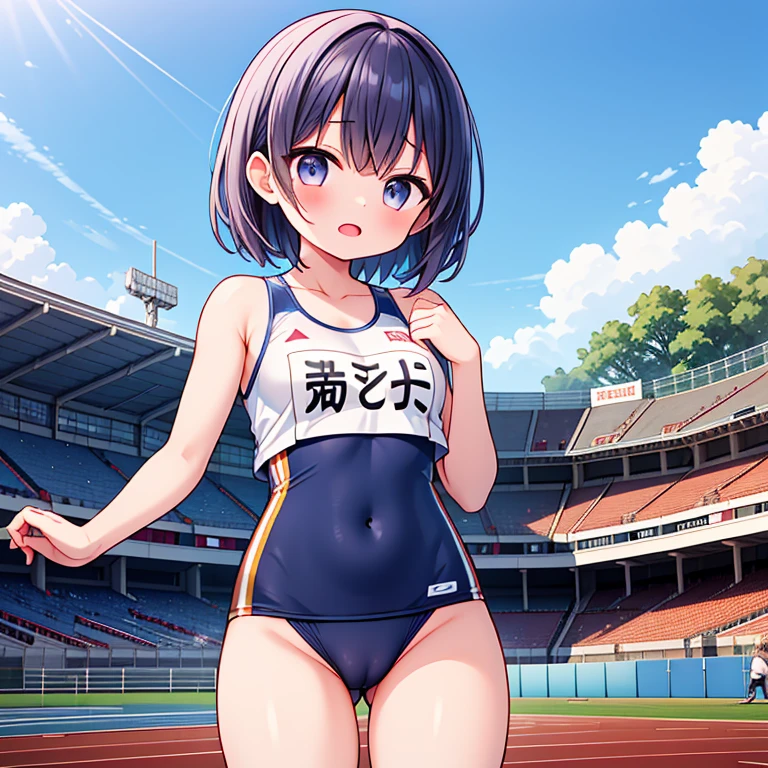 1girl, japanese, track and field athlete, cameltoe