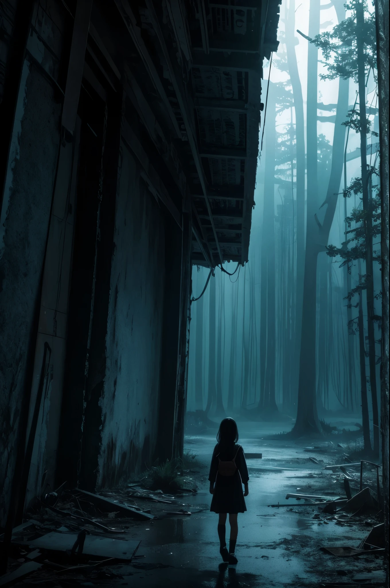 A girl who wanders into an eerie place, a mysterious world in her dreams