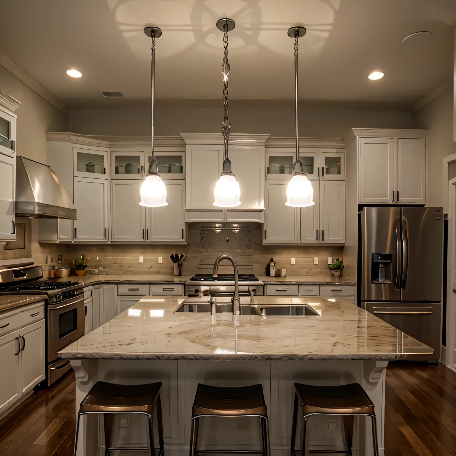 kitchen island lighting  installing pendant lights