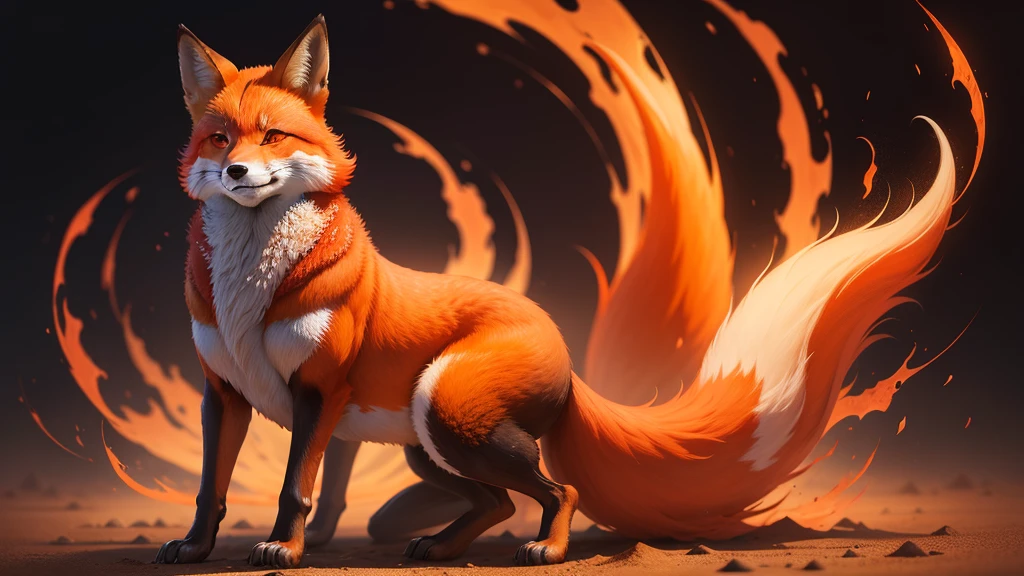 Stunning high quality images about beautiful human red fox female fox in Japanese mythology, surreal, very detailed, hyper resolution, masterpiece