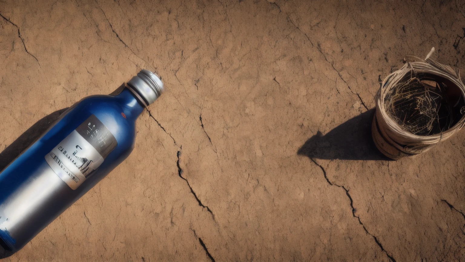hyper ultra realistic photographs full body of A weathered bottle bobs in the tide, its cork held precariously in place by a frayed piece of twine. A desperate message scrawled on crumpled paper cries for help, flung to the mercy of the ocean for a chance encounter with a rescuer. ratio 16:9, 4k, 8k resolution, High quality photo, high detailed, imagesharp focus, Cinematic lighting,hyperdetailed & Unreal engine, detail, realism, photography,cinematography, camera NIKON, lens NIKKOR flagship, masterpiece. hyper-maximalism, ultradetailed photorealistic, light skin imperfections, final render, vray, photo, fashion