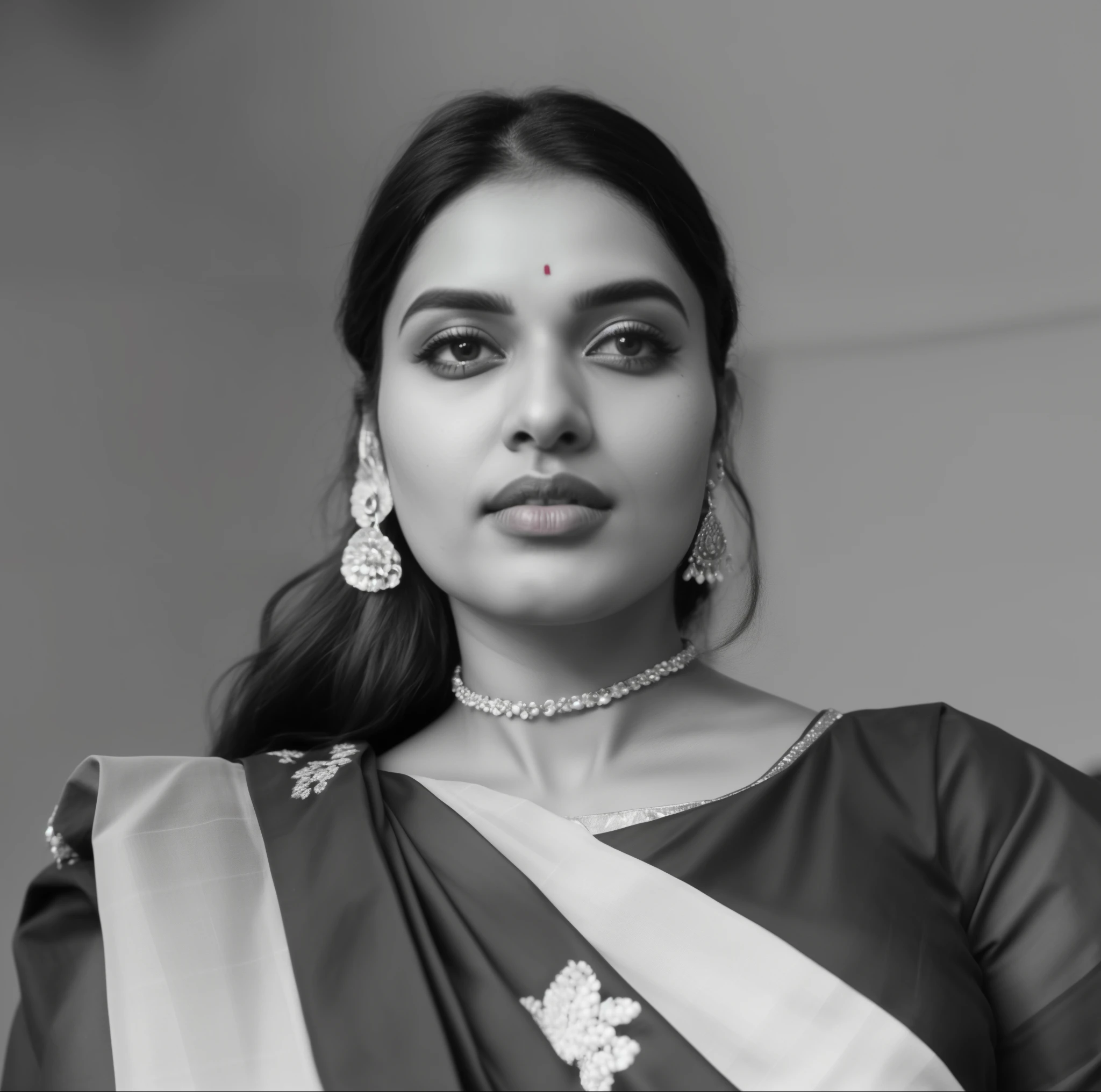 ((RAW, analog style)), face, extremely detailed full body color photo of a 25 y.o girl, beautiful face, beautiful eyes, ((small nose)), big natural lips, ((cotton sai)), medium breasts, healthy body, outdoor, trees, ((film grain, skin details, high detailed skin texture, 8k hdr, dslr)), indian female model Aditi Rao Hydari, close-up picture of Aditi Rao Hydari, green cotton sari, Sexy figure, hot looks, black long hair. Look like a realistic face and colors photography