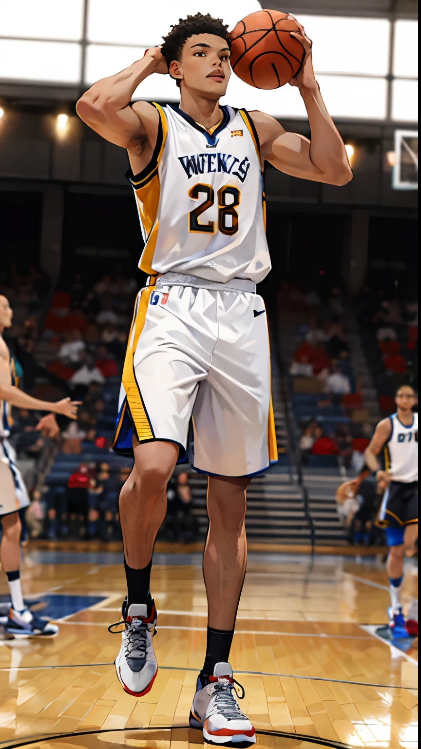 A basketball player, full body, hd