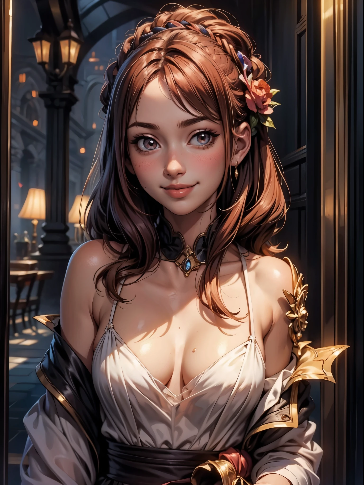 (masterpiece best quality:1.2) 1lady blush kind smile