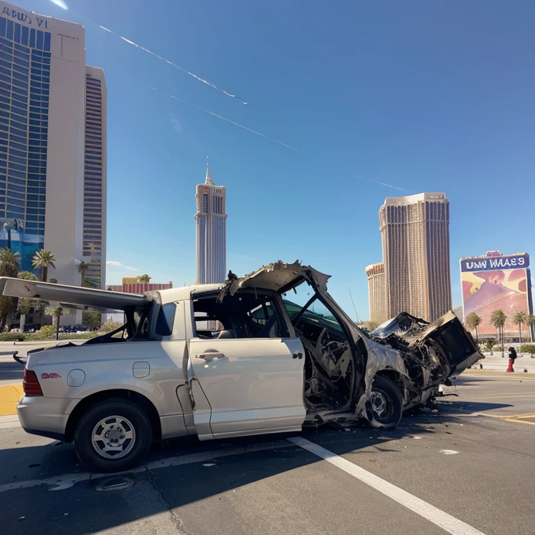 Plane crash on Las Vegas strip 
