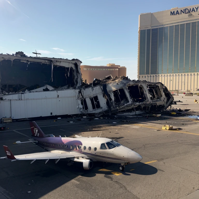 Plane crash into Mandalay Bay in Las Vegas
