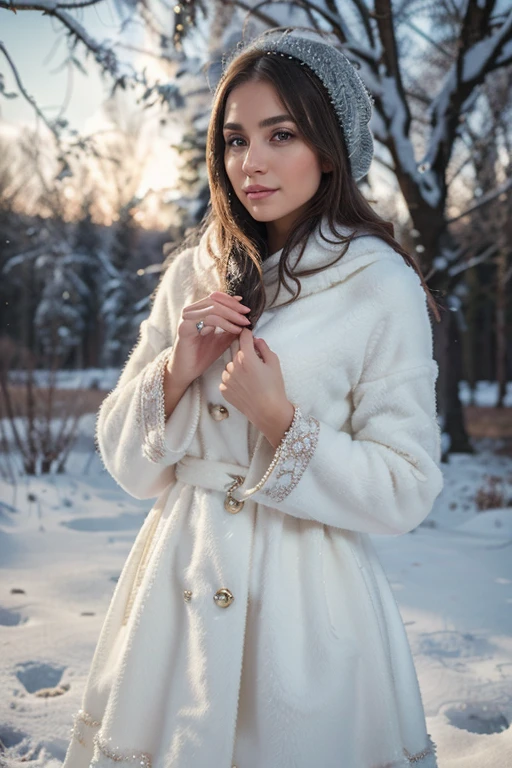 "Capturing the essence of winter enchantment! Join us in an exquisite photoshoot featuring a stunning young lady adorned in a gracefully curated full-sleeve winter dress. Embrace the magic of the season as we freeze these moments in time, blending elegance with the serene beauty of winter. Don't miss the opportunity to witness the perfect harmony of style and season in this captivating photo session. Prepare to be mesmerized by the captivating allure of winter fashion, meticulously showcased in every frame. Join us and celebrate the timeless charm of a winter wonderland through the lens of our lens artist."