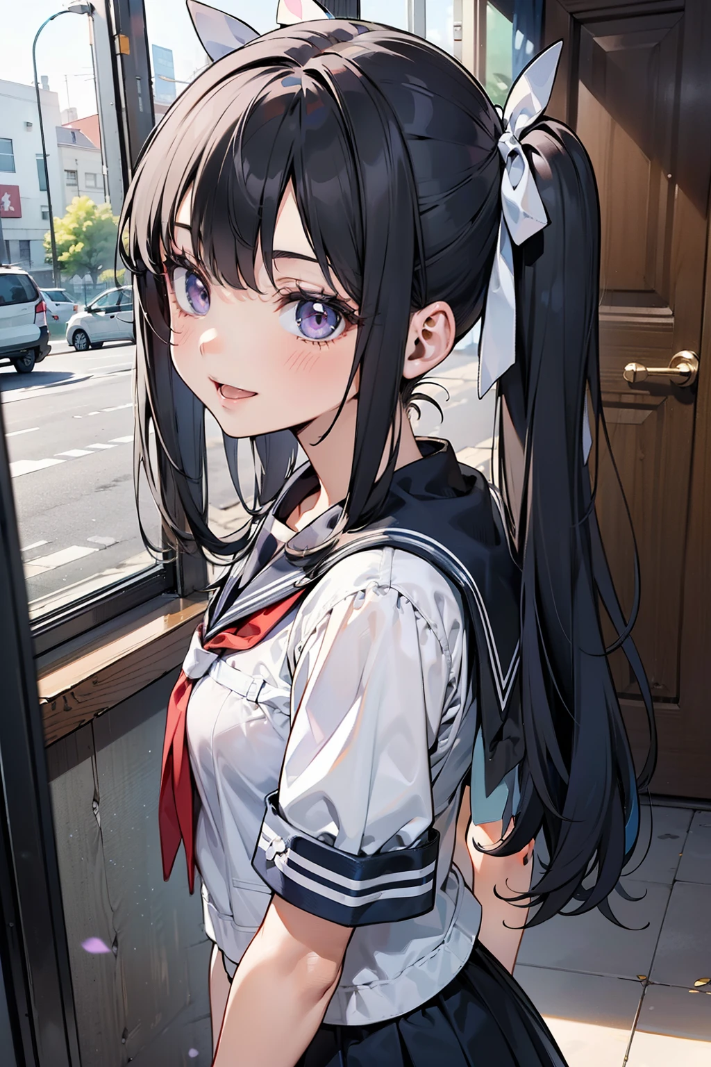 (8k, RAW photo, highest quality, output: 1.2), (realistic, photorealistic: 1.37), super detailed, super high resolution, girl 1, viewer, detailed cute face, smile, teeth, professional lighting, Junior high school student, small breasts, neat, serious, honor student, a young woman in cheerleader uniform, short skirt, loose blouse, instagram influencer model, 4k ultra realistic, korean school magazine concept, double eyelids, beautiful eyes, good hands, better hand, unique face, use the same facial features for all images
