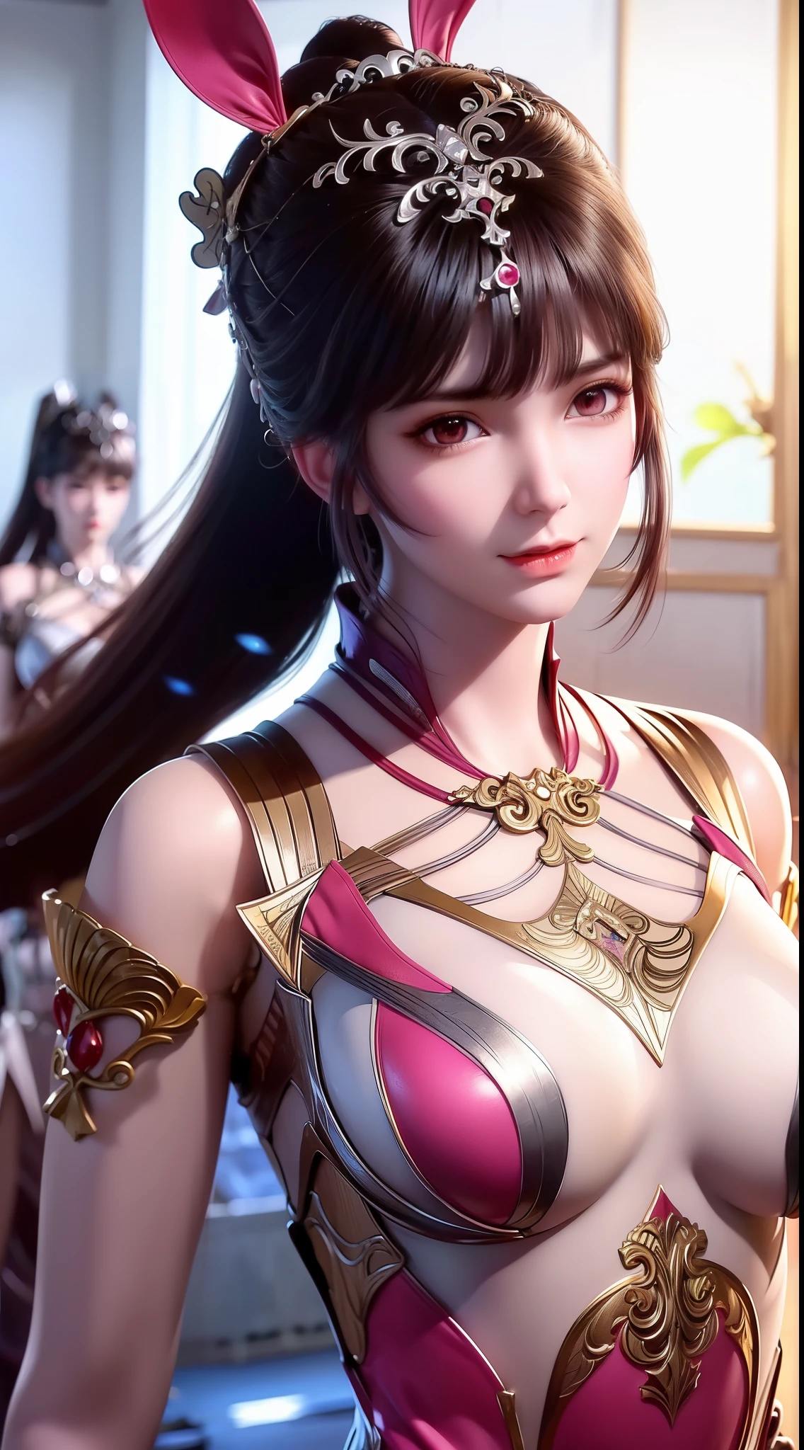 A close-up of a woman dressed in ancient costume with Chinese elements,Classical art,Cultivate the elemental sense of immortals,detailed fantasy art,Stunning character art,Epic and refined character art,Beautiful Chinese costumes,Extremely detailed artistic germination,Detailed digital anime art, Artgerm on the art station Pixiv,Swimsuit girl,Exquisite and intricate headwear and jewelryhuge breasts、exposing her chest、Show breasts、huge boobs,huge breasts、exposing her chest、Show breasts、huge boobs,huge breasts、exposing her chest、Show breasts、huge boobs,huge breasts、exposing her chest、Show breasts、huge ,