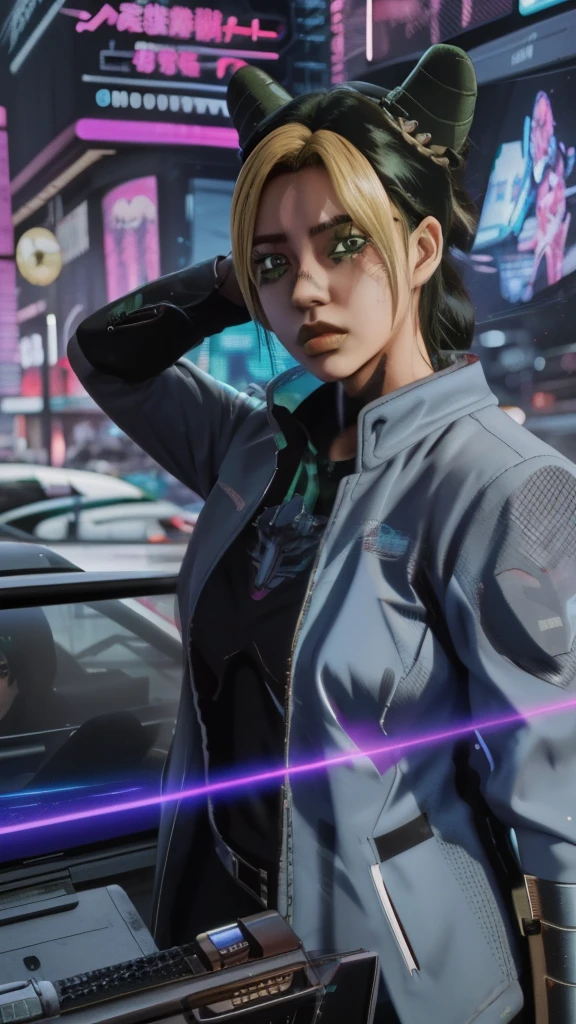 a couple of anime characters standing next to each other, anime robotic mixed with organic, digital cyberpunk anime!!, digital cyberpunk - anime art, cyber space cowboy, mermaid cyborg with a laser whip, modern sci-fi anime, sci-fi anime, anime cyberpunk, sci fi anime, modern cyberpunk anime, digital cyberpunk anime art, anime cyberpunk art, battle angel manga