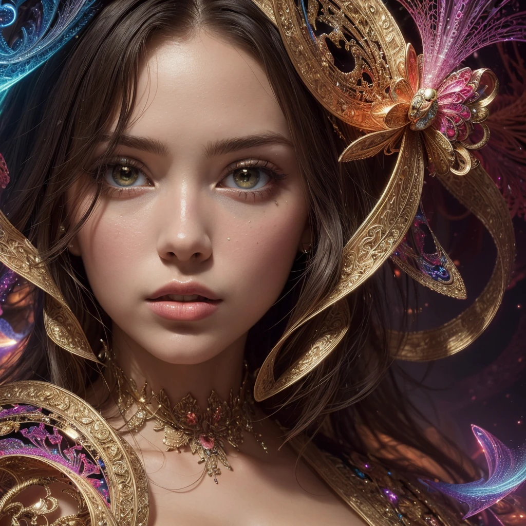 (masterpiece, top quality, best quality, official art, beautiful and aesthetic:1.2), (1girl), extreme detailed,(fractal art:1.3),colorful,highest detailed