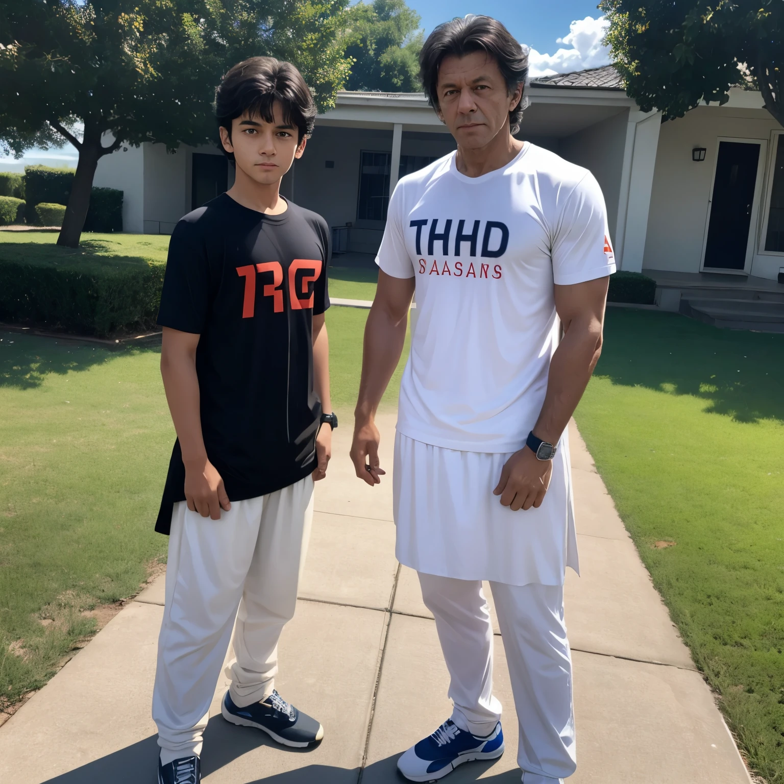 Imran Khan picture on shirt 